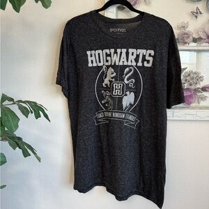 Warner Bros. Charcoal Hogwarts Tee